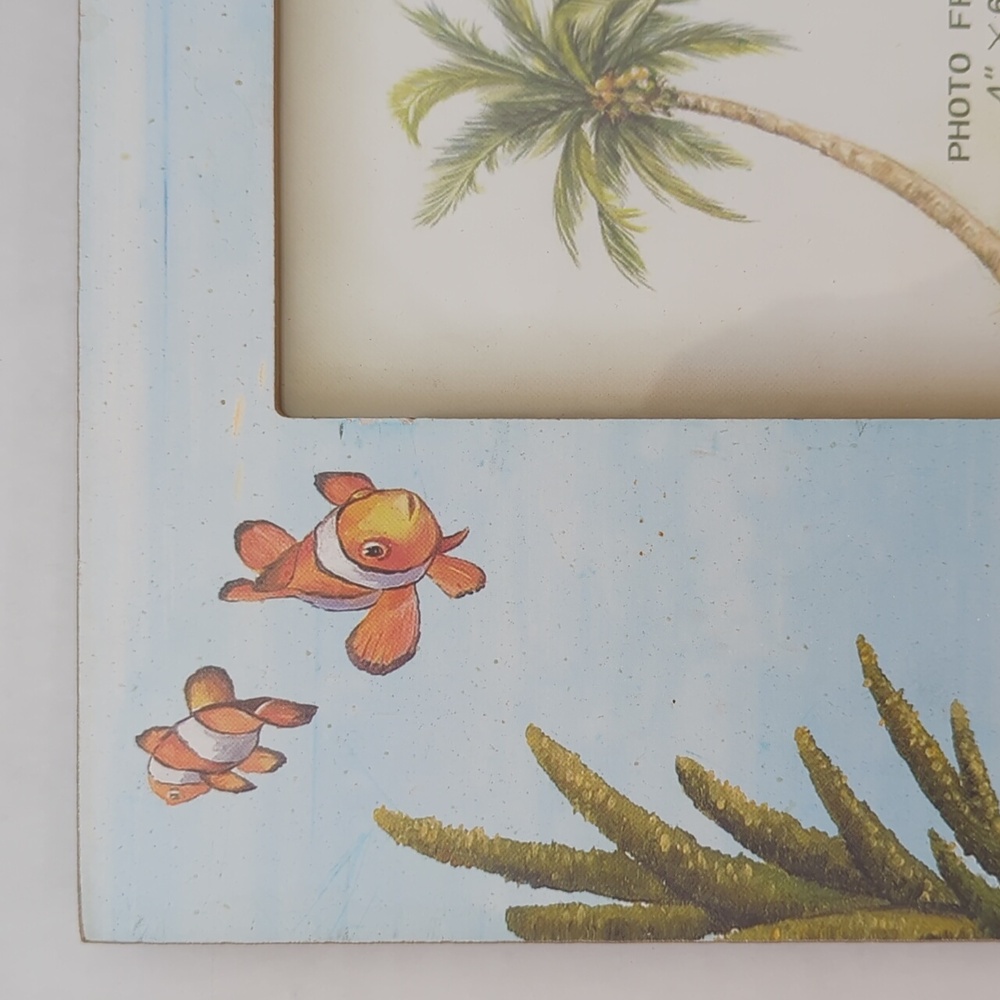 Tropical Colorful Fish Wooden Picture Frame - Picture 4 of 15